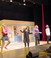 Riihimäen teatteri 10.10.25 "Opehuone". Niina Lahtinen, Krisse Salminen, Christoffer Strandberg ja Ernest Lawson. 